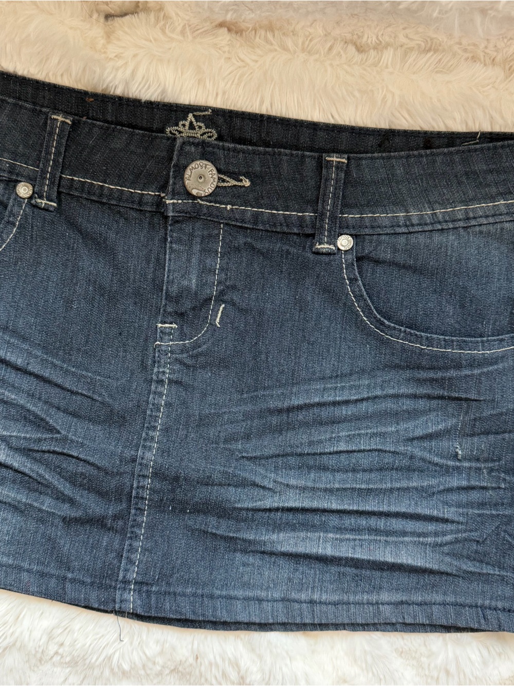 Y2k Denim Mini Skirt View 3